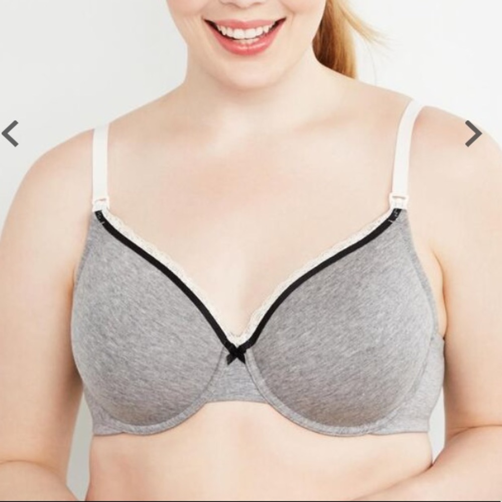 Motherhood maternity Nursing Bra Full Coverage Maternity And‎ Nursing gray